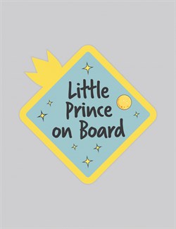 Baluna Araba Etiketi - Little Prince on Board