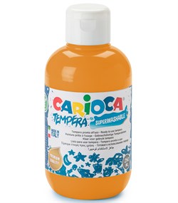 Carioca Süper Yıkanabilir Guaj Boya - 250 ml (Turuncu)
