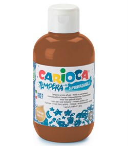 Carioca Süper Yıkanabilir Guaj Boya - 250 ml (Kahverengi)