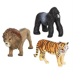 Terra Orman Hayvanları 3lü Set Aslan,Kaplan ve Goril